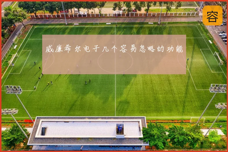 威廉希尔电子几个容易忽略的功能